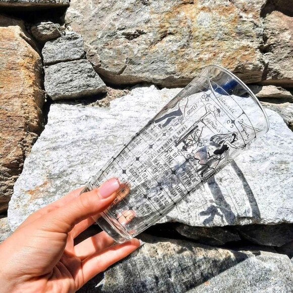 💫 2 for $30 💫 MCM Vintage Hazel Atlas Bartender Bar Cocktail Recipes Tumbler - Picture 2 of 8